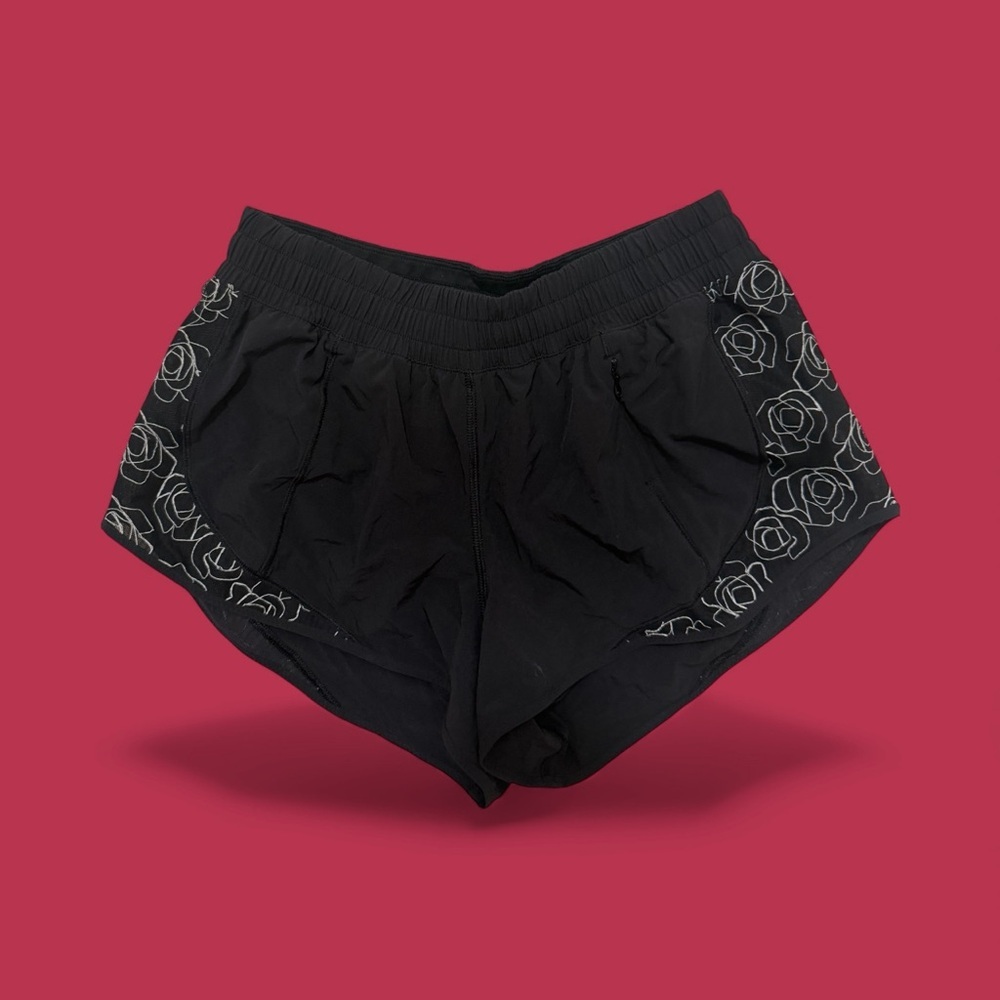 lululemon athletica Black and White Athletic Shorts